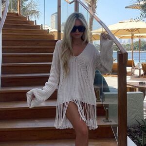 H&M Limited Fringe Sweater Oversized